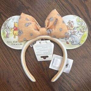 Disney Winnie the Pooh Headband with Peach Bow